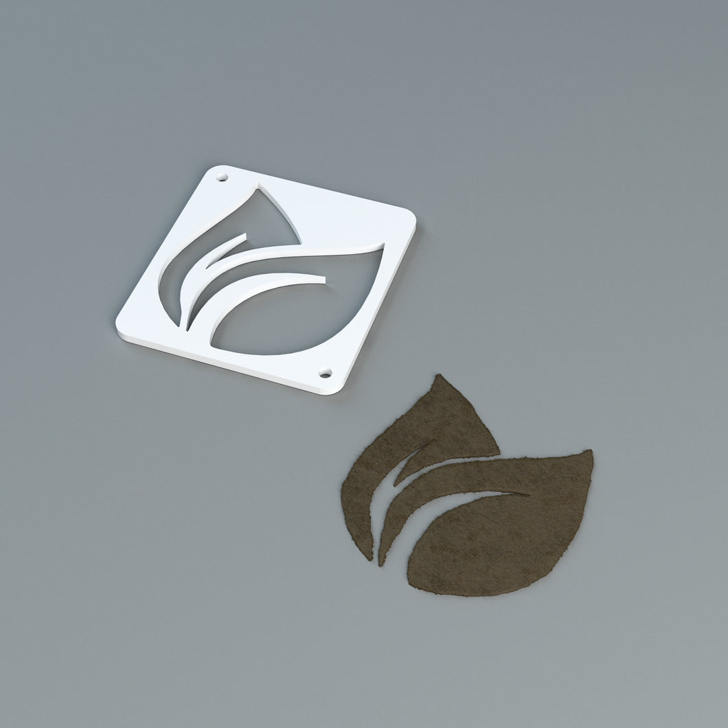 Stencil Foglia 01