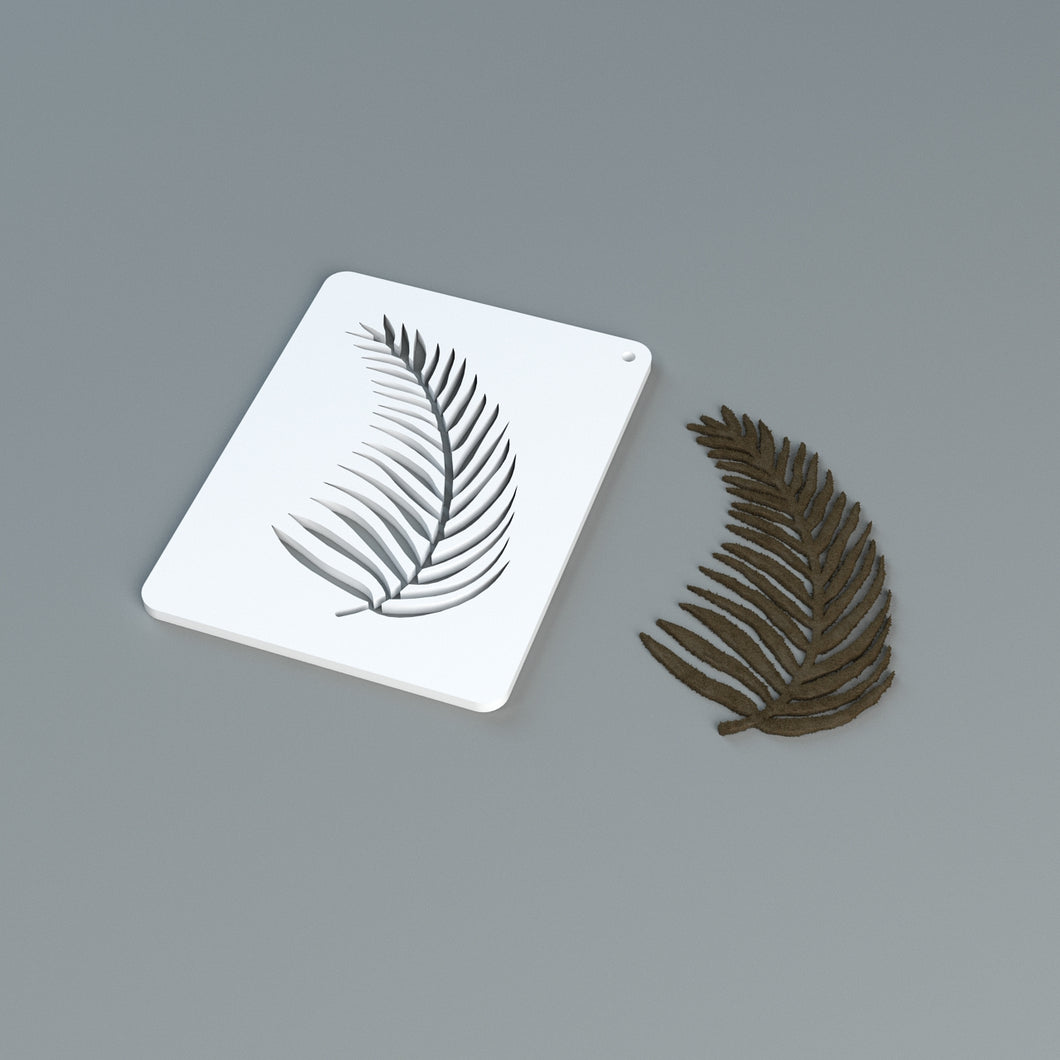 Stencil Foglia 03